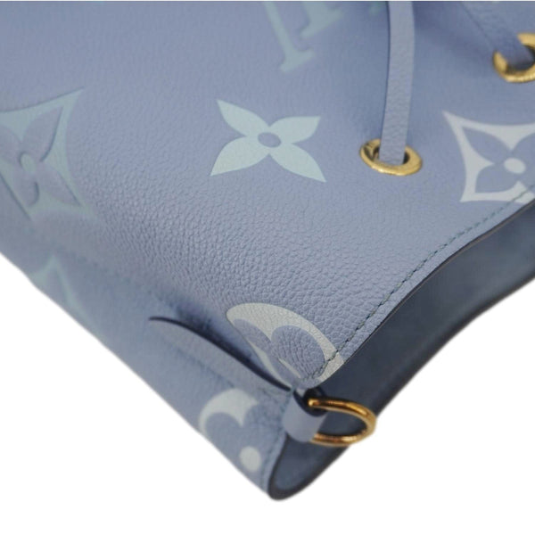 LOUIS VUITTON NeoNoe BB Monogram Empreinte Shoulder Bag Summer Blue