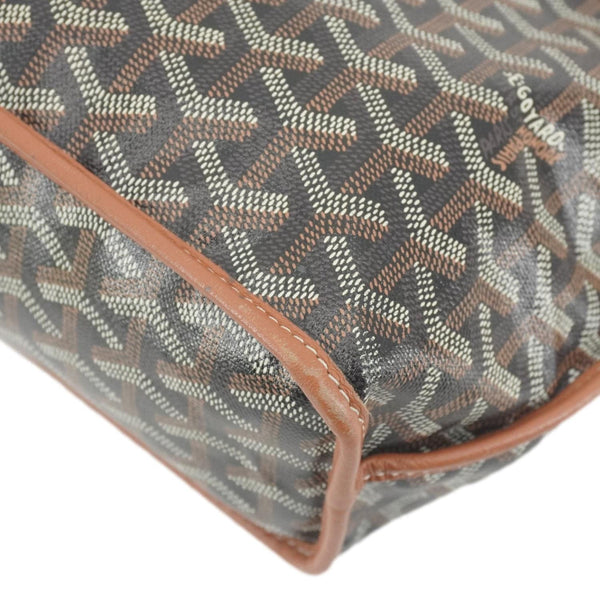 GOYARD Anjou Mini Canvas Shoulder Bag Black