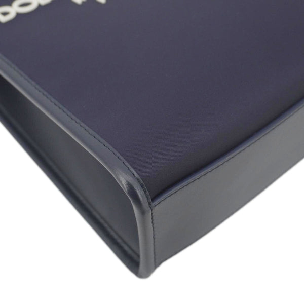 DOLCE & GABBANA Small Nylon Crossbody Bag Navy Blue