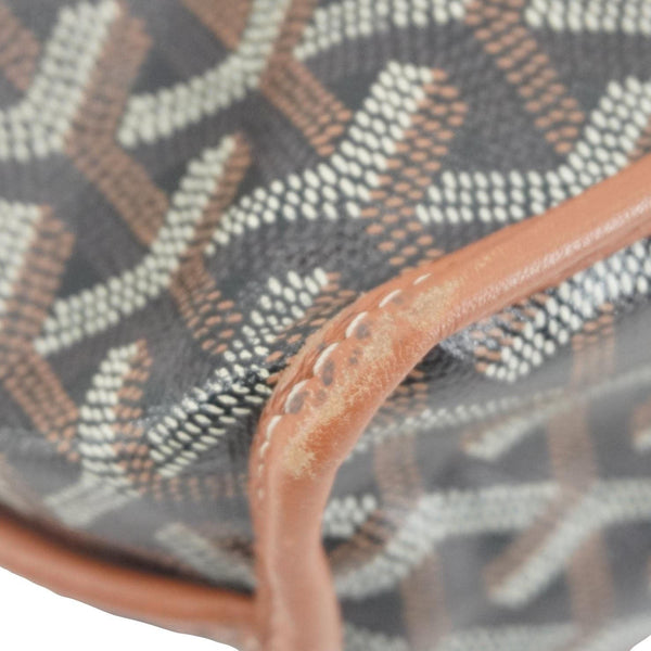 GOYARD Anjou Mini Canvas Shoulder Bag Black