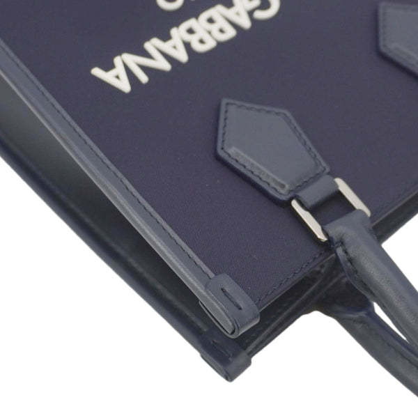 DOLCE & GABBANA Small Nylon Crossbody Bag Navy Blue