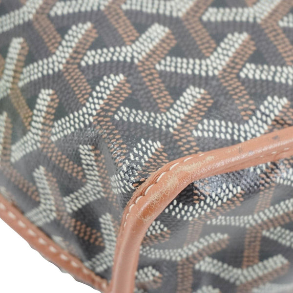 GOYARD Anjou Mini Canvas Shoulder Bag Black