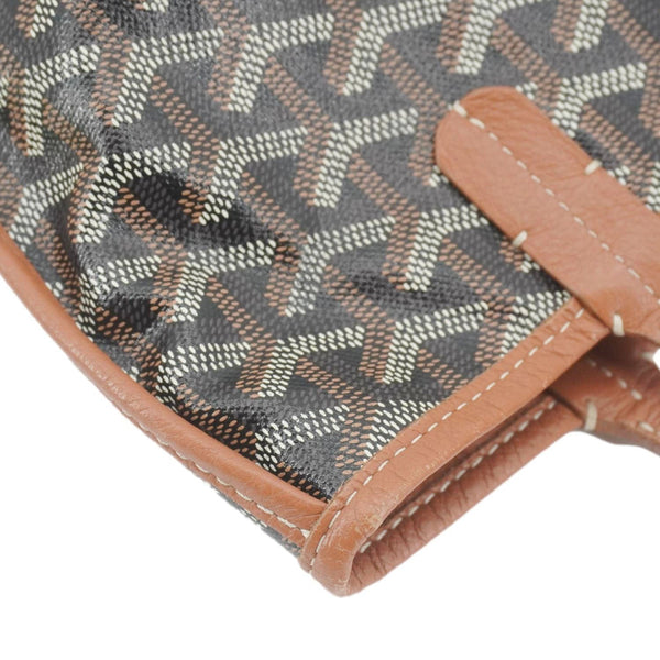 GOYARD Anjou Mini Canvas Shoulder Bag Black