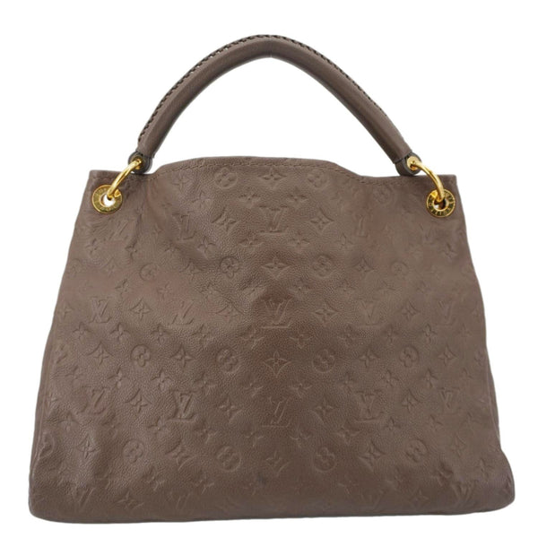 LOUIS VUITTON Artsy MM Monogram Empreinte Leather Hobo Bag Brown