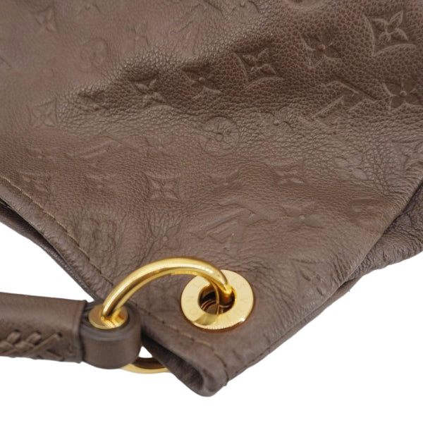 LOUIS VUITTON Artsy MM Monogram Empreinte Leather Hobo Bag Brown