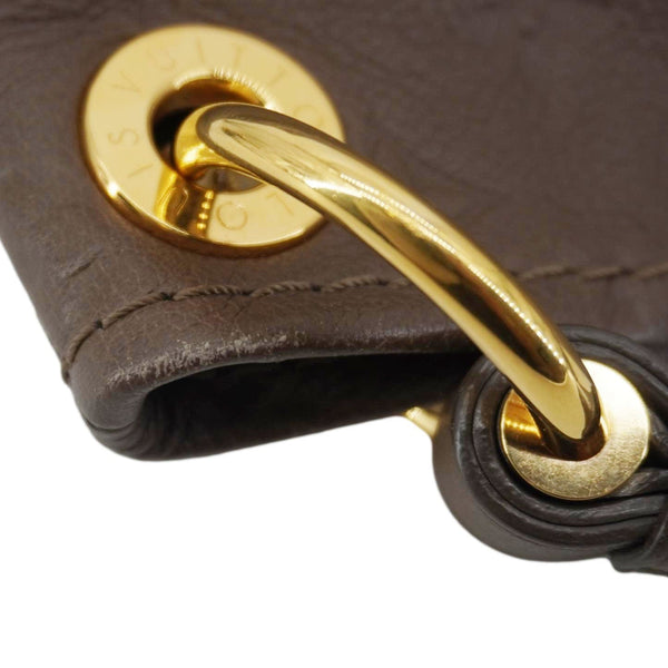 LOUIS VUITTON Artsy MM Monogram Empreinte Leather Hobo Bag Brown