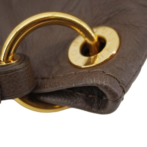 LOUIS VUITTON Artsy MM Monogram Empreinte Leather Hobo Bag Brown