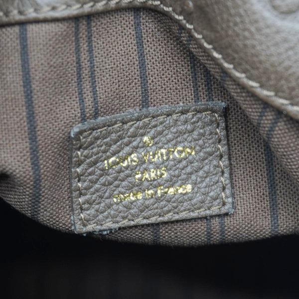 LOUIS VUITTON Artsy MM Monogram Empreinte Leather Hobo Bag Brown