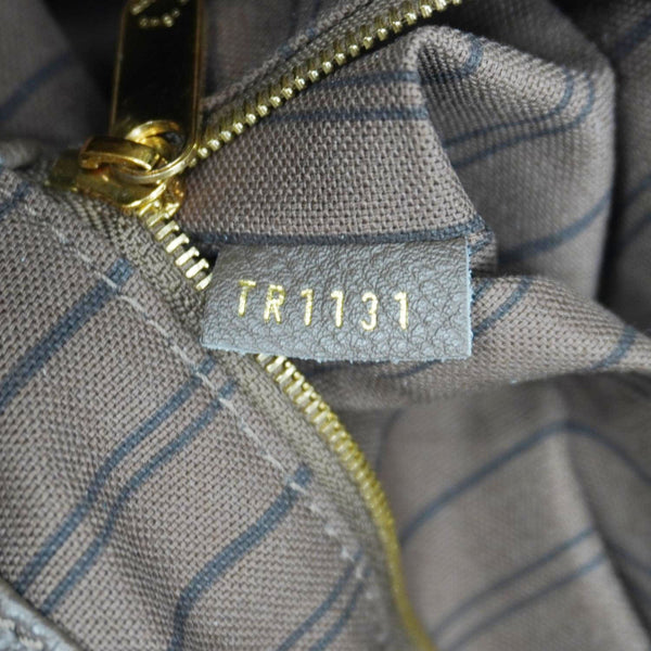 LOUIS VUITTON Artsy MM Monogram Empreinte Leather Hobo Bag Brown