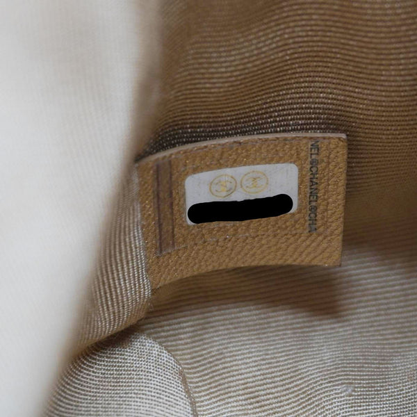 CHANEL 19 Flap Quilted Lambskin Leather Shoulder Bag Metallic Gold