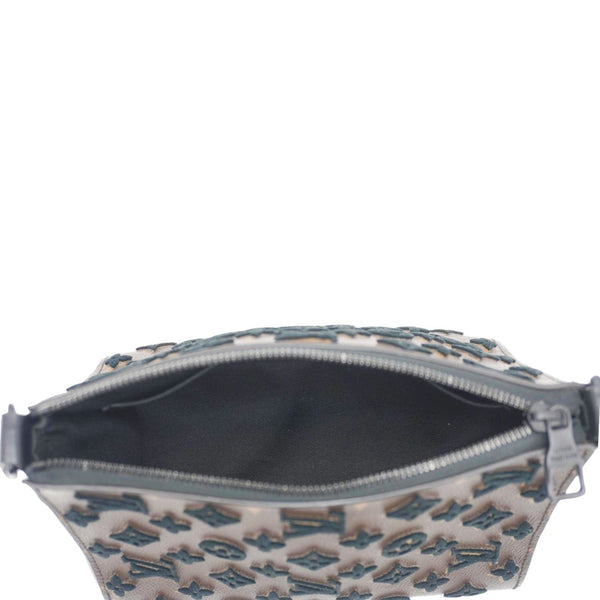 LOUIS VUITTON Triangle Monogram Tuffetage Messenger Bag Brown