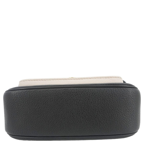 LOUIS VUITTON Lockme Tender Grained Calfskin Leather Shoulder Bag Black