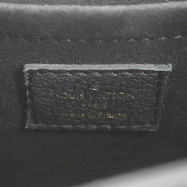 LOUIS VUITTON Lockme Tender Grained Calfskin Leather Shoulder Bag Black