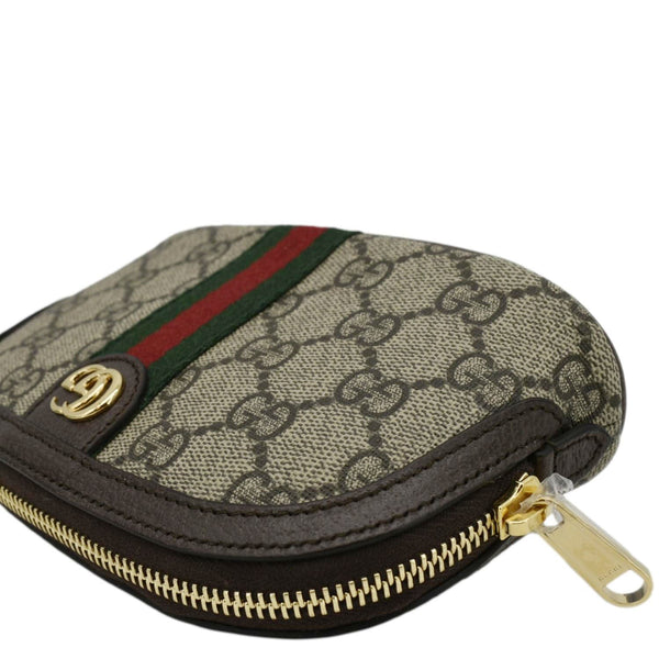GUCCI Ophidia GG Medium Supreme Canvas Cosmetic Case Beige 625550