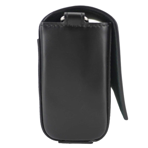 FENDI FF Squared Compact FF Canvas Shoulder Bag Black