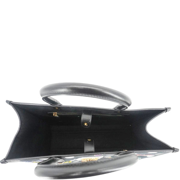 VERSACE x Dua Lipa Butterflies Canvas Tote Bag Black