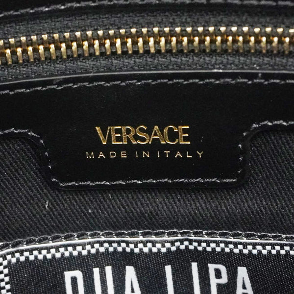 VERSACE x Dua Lipa Butterflies Canvas Tote Bag Black