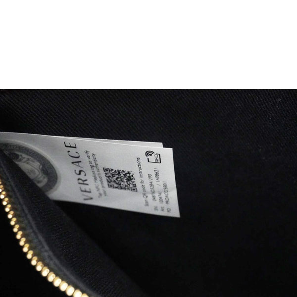 VERSACE x Dua Lipa Butterflies Canvas Tote Bag Black