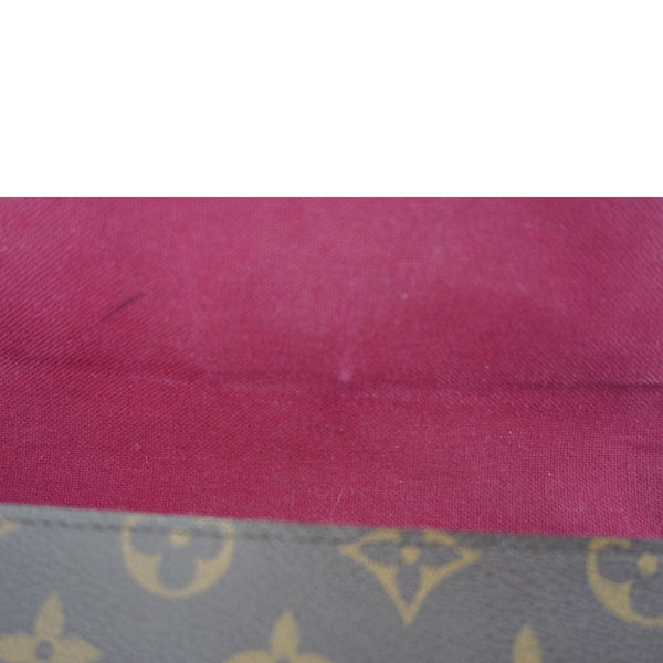 LOUIS VUITTON Felicie Pochette Monogram Canvas Crossbody Bag Brown