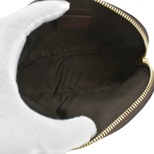 GUCCI Ophidia GG Medium Supreme Canvas Cosmetic Case Beige 625550