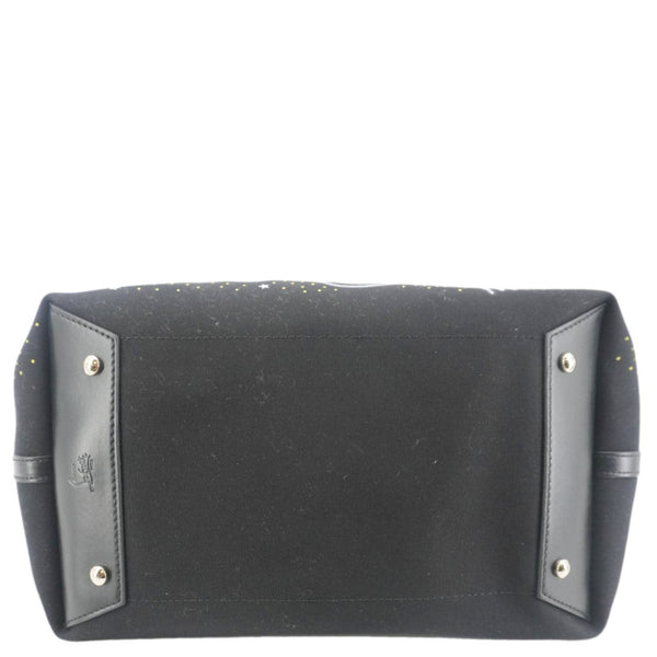 CHRISTIAN LOUBOUTIN Frangibus Canvas Tote Shoulder Bag Black