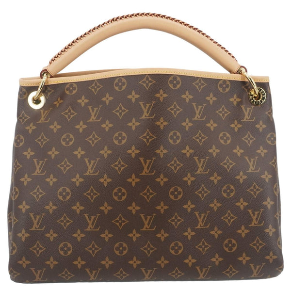 LOUIS VUITTON Artsy MM NM Monogram Canvas Shoulder Bag Brown