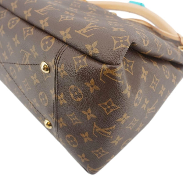 LOUIS VUITTON Artsy MM NM Monogram Canvas Shoulder Bag Brown