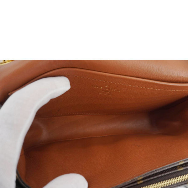 LOUIS VUITTON Marceau Monogram Canvas Shoulder Bag Brown