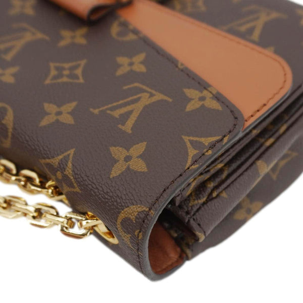 LOUIS VUITTON Marceau Monogram Canvas Shoulder Bag Brown