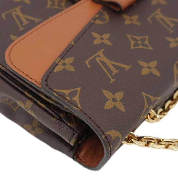 LOUIS VUITTON Marceau Monogram Canvas Shoulder Bag Brown