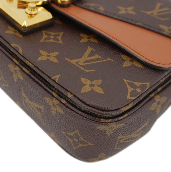 LOUIS VUITTON Marceau Monogram Canvas Shoulder Bag Brown