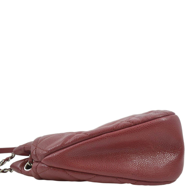 CHANEL Timeless CC Soft Quilted Leather Shopping Tote Bag Red