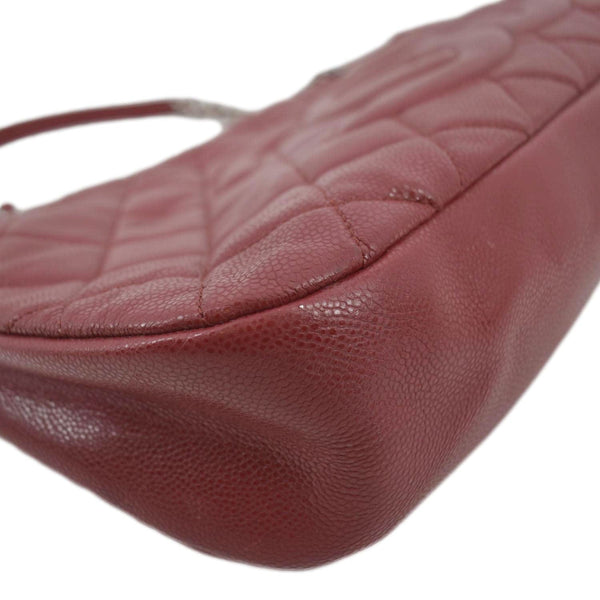 CHANEL Timeless CC Soft Quilted Leather Shopping Tote Bag Red