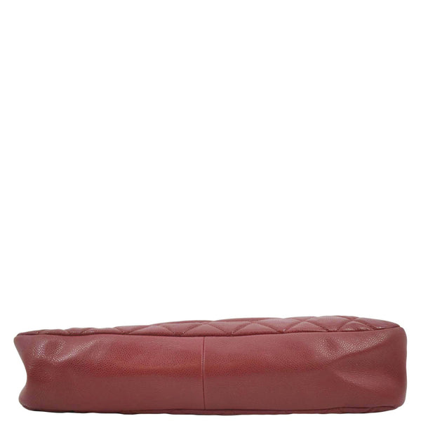 CHANEL Timeless CC Soft Quilted Leather Shopping Tote Bag Red