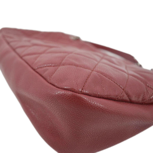 CHANEL Timeless CC Soft Quilted Leather Shopping Tote Bag Red