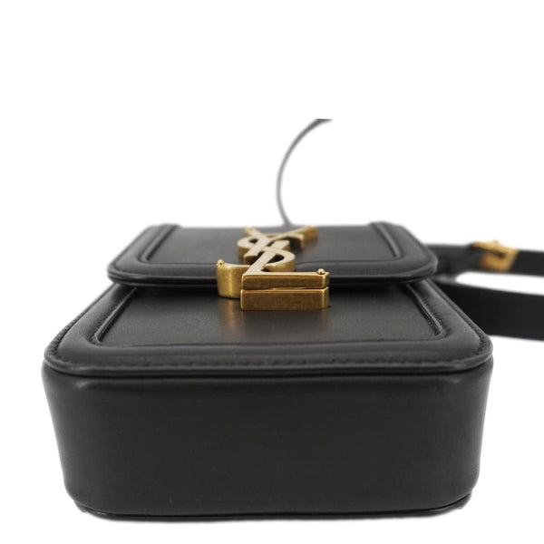 YVES SAINT LAURENT Solferino Mini Smooth Leather Crossbody Bag Black