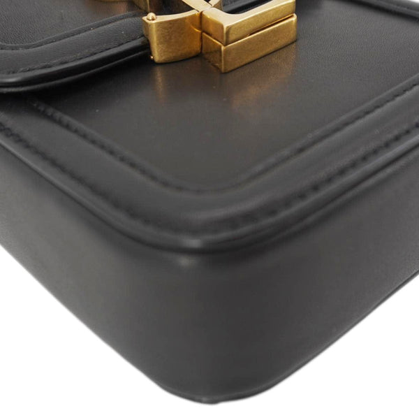 YVES SAINT LAURENT Solferino Mini Smooth Leather Crossbody Bag Black