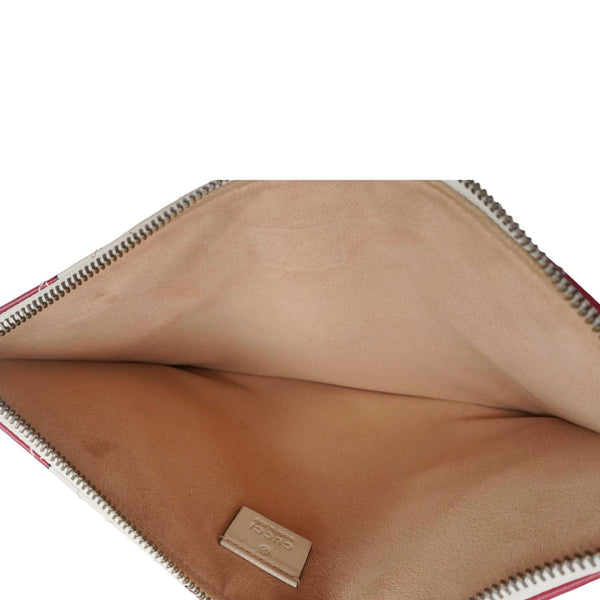 GUCCI GG Marmont Trompe L'Oeil Print Matelasse Leather Pouch Multicolor 466489