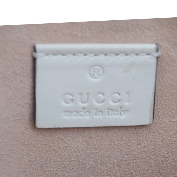 GUCCI GG Marmont Trompe L'Oeil Print Matelasse Leather Pouch Multicolor 466489