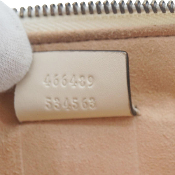 GUCCI GG Marmont Trompe L'Oeil Print Matelasse Leather Pouch Multicolor 466489