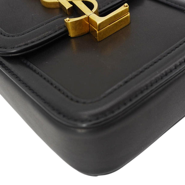 YVES SAINT LAURENT Solferino Mini Smooth Leather Crossbody Bag Black