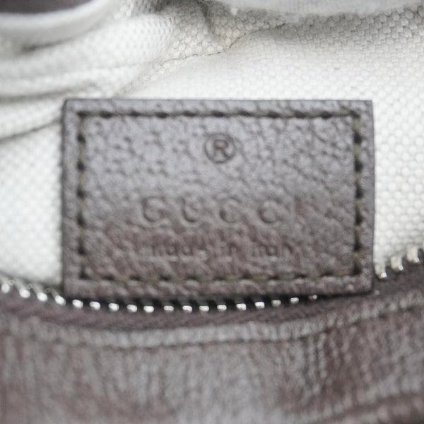 GUCCI Attache Small GG Supreme Canvas Shoulder Bag Beige 699409