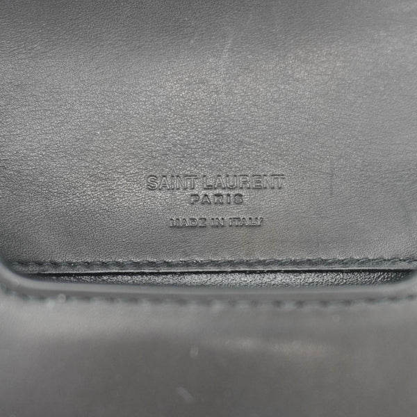 YVES SAINT LAURENT Solferino Mini Smooth Leather Crossbody Bag Black