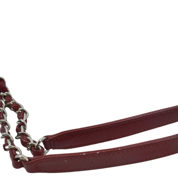 CHANEL Timeless CC Soft Quilted Leather Shopping Tote Bag Red