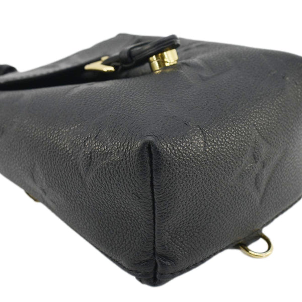 LOUIS VUITTON Tiny Monogram Empreinte Leather Backpack Black