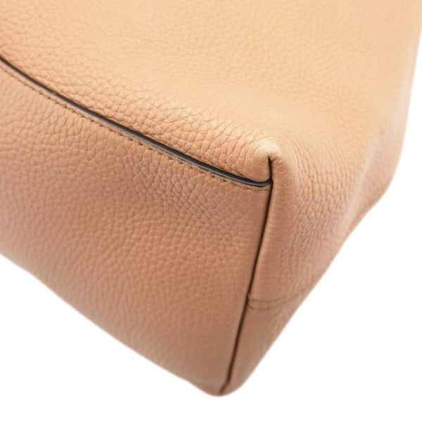 GUCCI Soho Medium Chain Leather Tote Bag Beige 536196