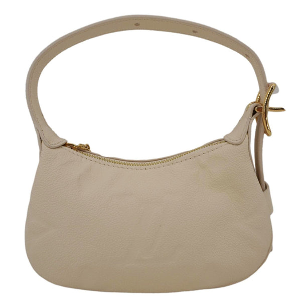 LOUIS VUITTON Moon Mini Monogram Empreinte Leather Hobo Bag Off White