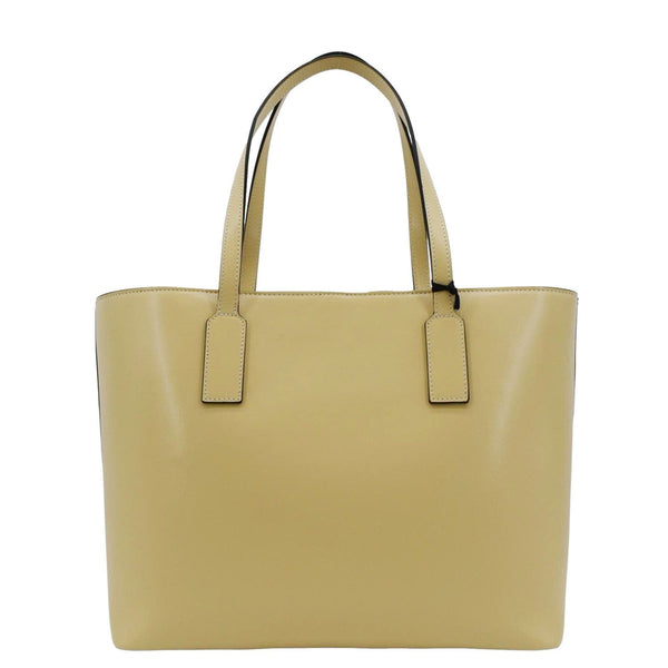 VALENTINO By Mario Valentino Leather Tote Bag Cream