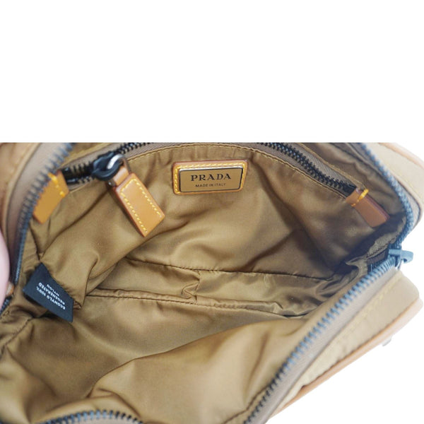 PRADA Re-Nylon Belt Bag Brown
