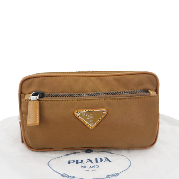 PRADA Re-Nylon Belt Bag Brown